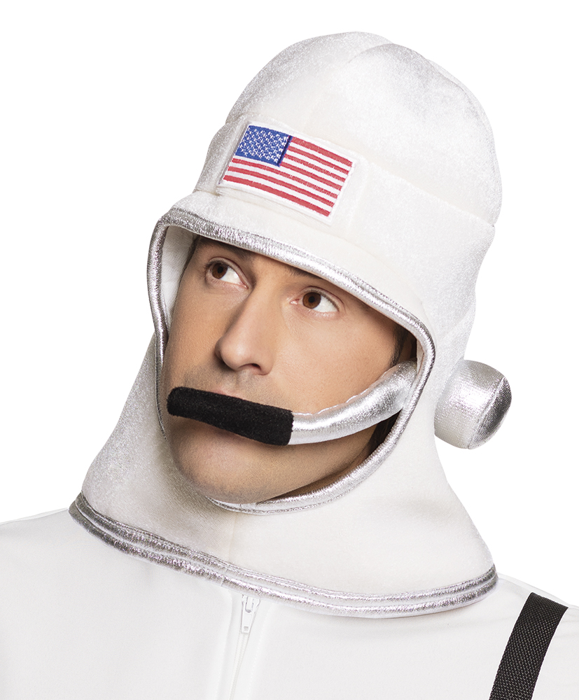 Astronautenmuts - Willaert, verkleedkledij, carnavalkledij, carnavaloutfit, feestkledij, astronaut, ruimte, space, alien, racket, lancering